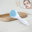 AuriGlam Silicone Face Scrubber in black, showing soft bristles and ergonomic design.