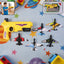 Air Battle Plane Launcher Gun Toy with foam glider planes for kids