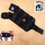 Adjustable elastic knee support brace with open patella hole for knee stability