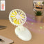 White Mini USB Handheld Fan displayed against a clean background.