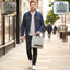 Sleek professional business carry bag with laptop and document compartments