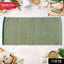 Soft cotton bath towel neatly folded for daily use and travel