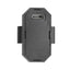 Compact LED strobe light illuminating in vibrant multi-colors for enhanced visibility.