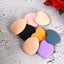 Multicolour mini finger powder puff for precise makeup application