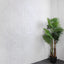 White floral embossed 3D foam wallpaper panel measuring 70×70 cm for wall decoration