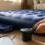 Portable electric air pump inflator with car charging adapter