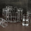 Stainless Steel Glass Stand for kitchen counter organization.