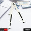 Adjustable foldable tablet stand showing multiple viewing angles.