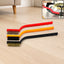 A 3-piece mini wire brush set with brass, nylon, and stainless steel bristles for tough cleaning.