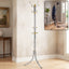 Metal floor standing coat rack