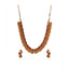 Generic Women's Elegent Laxmi Coin Shape Jewellery Chowker Set (Red, Free Size)