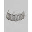 Generic Women's Rose Gold Plated Alloy Choker (Silver)