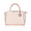 Generic Women's Faux Leather Metal Beads Handbag (Pink)