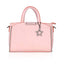 Generic Women's Faux Leather Metal Beads Handbag (Pink)
