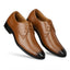 Generic Men's Faux Leather Formal Shoes (Tan)
