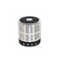 Generic Plastic Rubber Wireless WS887 Bluetooth Speaker (Silver)