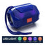 Generic Plastic Rubber Wireless A005 Bluetooth Speaker (Blue)