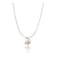 Generic Women's Stainless Steel Moon Pendent Delicate Chain (Gold Plated)