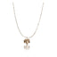 Generic Women's Stainless Steel Leaf Pendent Delicate Chain (Gold Plated)