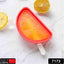 Watermelon shaped silicone ice mould for homemade frozen treats.