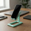Foldable mobile holder stand with adjustable angle