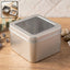 Clear window metal storage tin box