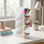 Plastic multi-storage desk organizer with four compartments for pens and markers