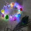 LED Flower Crown Headband – Multicolor Light-Up Rose Garland