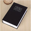 Generic Secret Book Safe with Number Locker (Black)