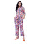 Generic Women's Polyester Floral 3-4th Sleeve Co-Ord Set (Multicolor)