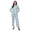 Generic Women's Polyester Floral 3-4th Sleeve Co-Ord Set (Multicolor)
