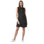Generic Women's Denim Solid Sleeveless Dress (Black)