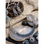 Generic Women's Brass Silver Plated Necklace set (Blue)