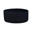 Generic Cotton 8x3 Inch Round 1 Pcs Bedside Organizer With Out Lid (Black)