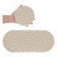 Generic Cotton Rope Drink Coasters 6 Pcs Set (Beige-White)