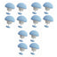 Generic Pack of 5 Duvet Clips (Blue)
