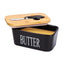 Generic Ceramic Butter Box (Black)