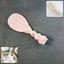 Bunny handle rice serving spoon front view with non-stick paddle