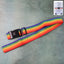 Vibrant Rainbow Luggage Strap with a 3-digit combination lock for secure travel.