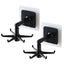 Pack of 2 rotatable hooks for kitchen organization, displayed in a brown box.