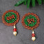 Shubh Labh beaded decorative door hanging with stone work and pearl beads