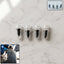Tubeless tire repair screw plugs for cars and bikes in 4-pack