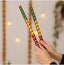 Pack of 2 Navratri Dandiya Sticks – Wooden Garba Dandiya Sticks for Boys & Girls