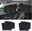 Foldable Magnetic Car Window Curtains. (Pack of 4 )