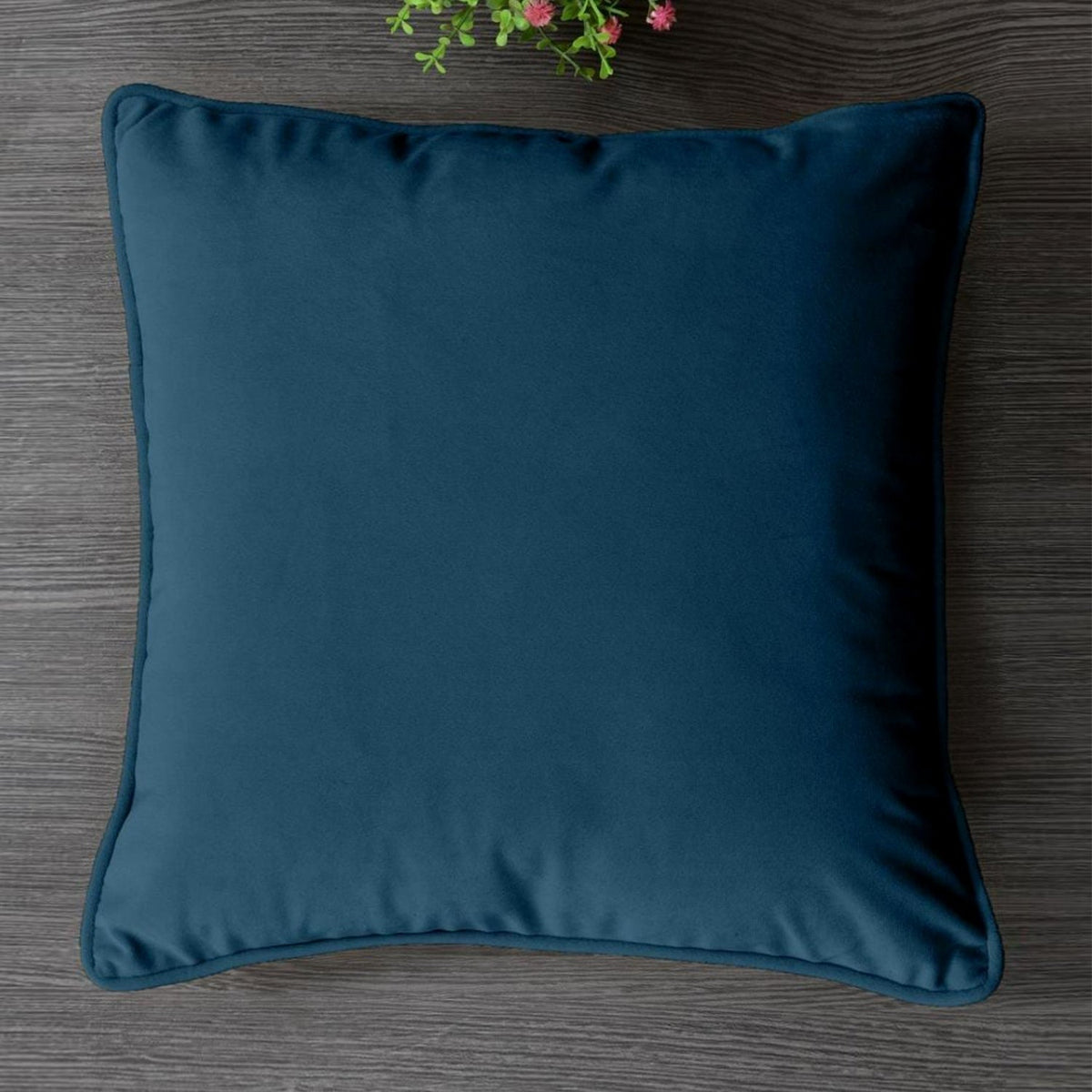 Soft decorative pillow covers in a living room setting. Main image