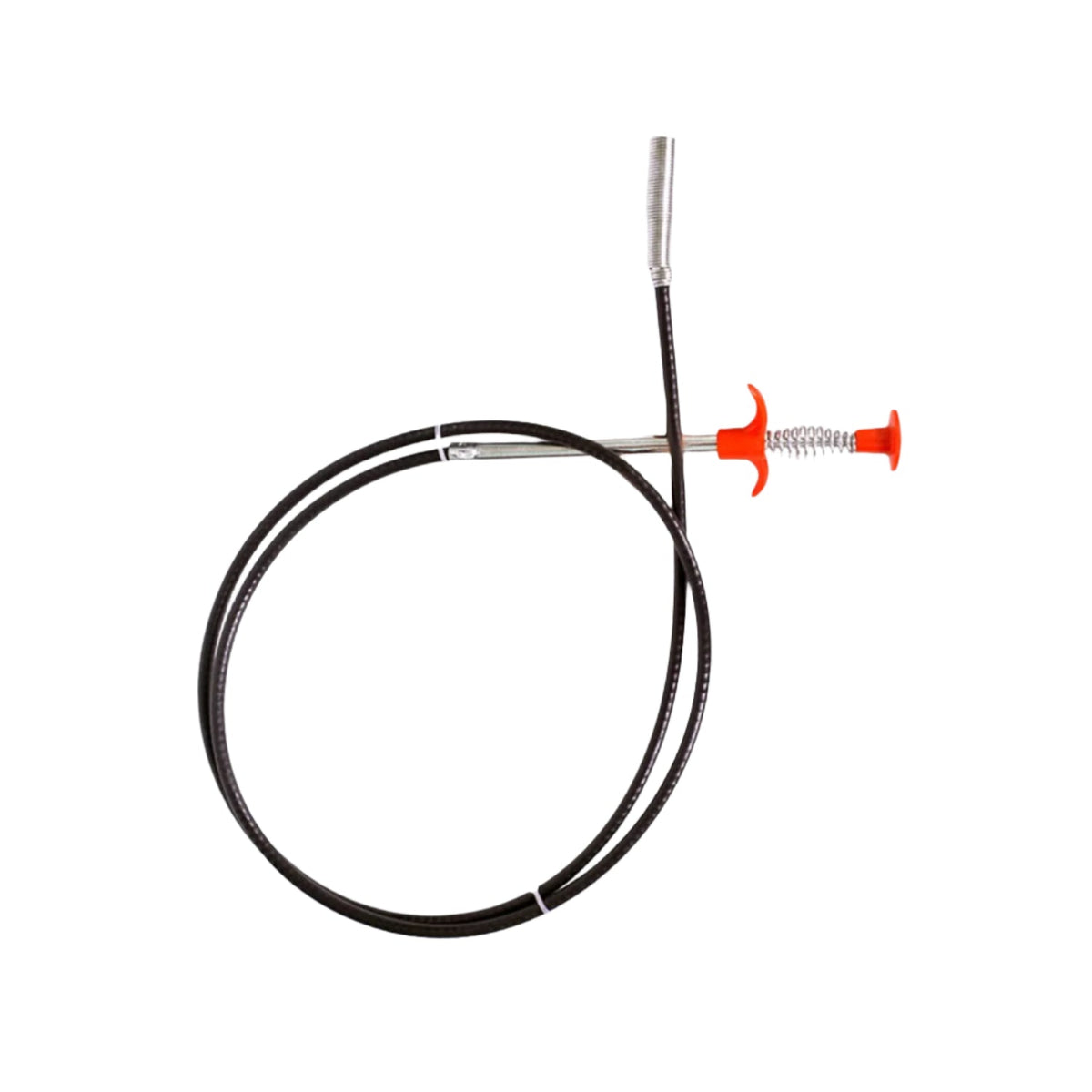 Flexible drain cleaning brush, 160 cm long, for effective clog removal. Main image