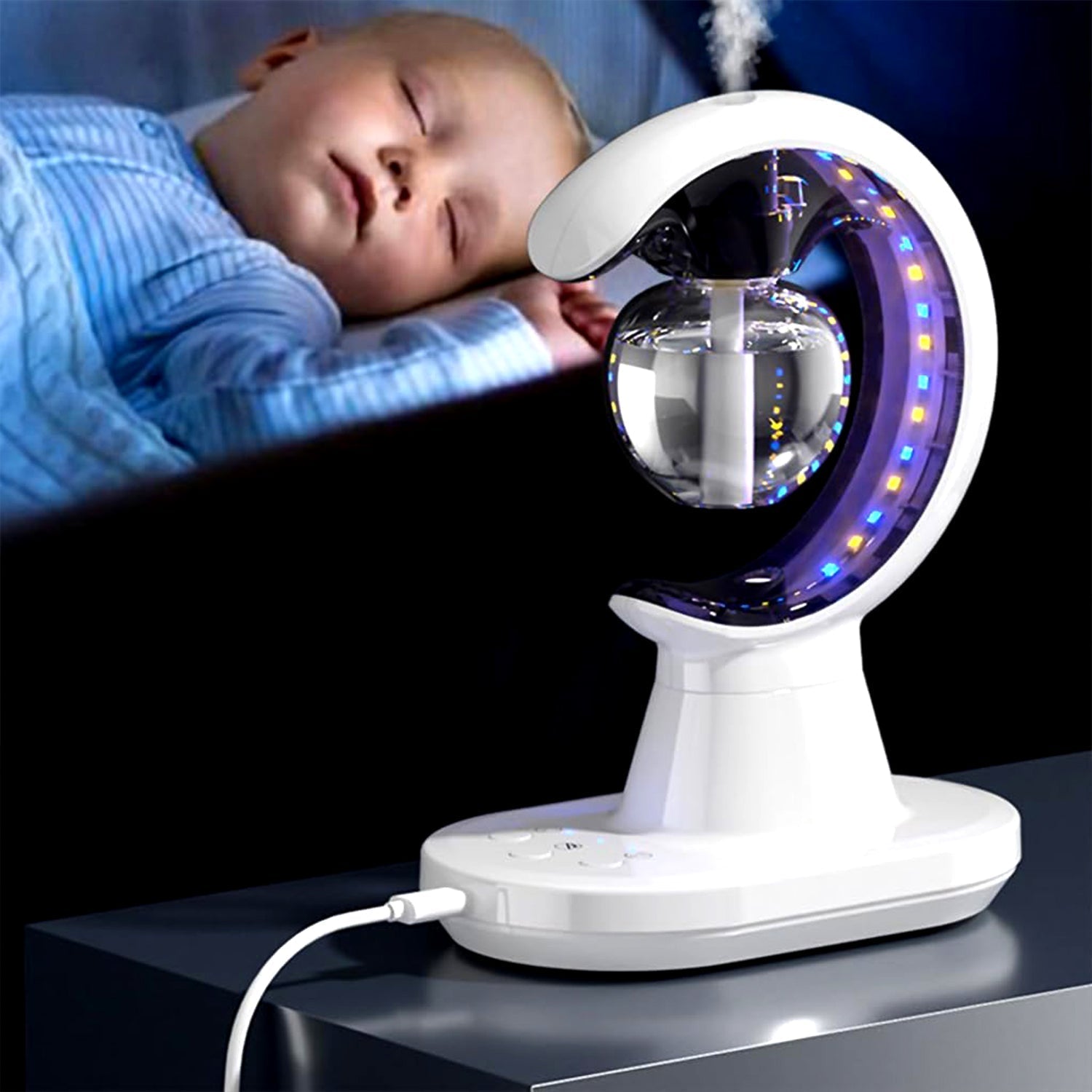 3-in-1 Humidifier Lamp – LED Light & Mosquito Repellent Secondary image