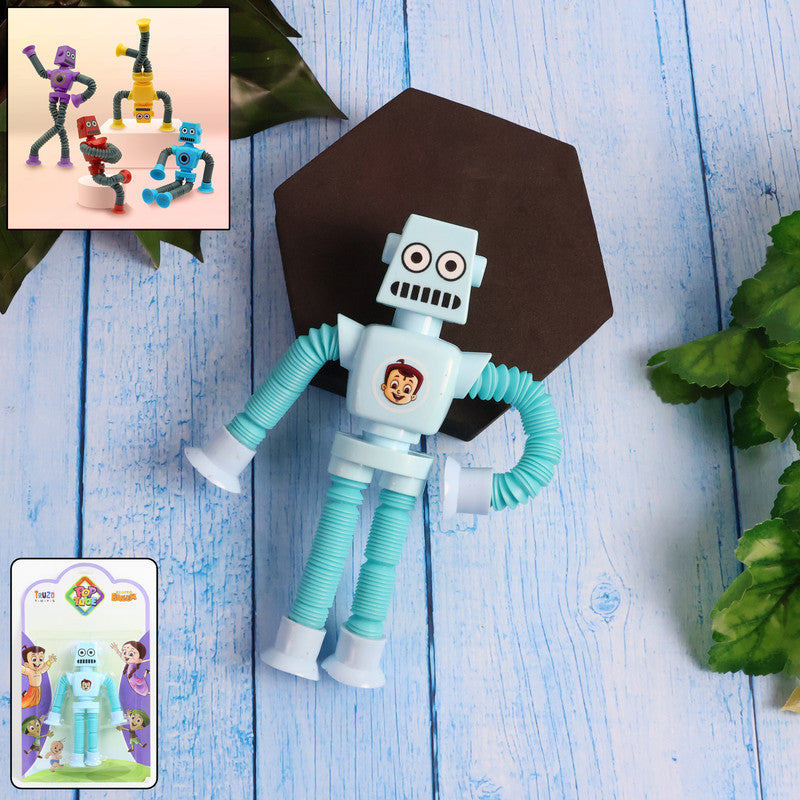 Flexible robot shape magic spring toy showing bendable design Main image