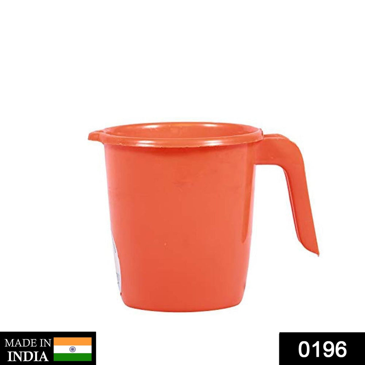 Bathora plastic bathroom mug with an ergonomic handle, showcasing its 1-liter capacity. Main image