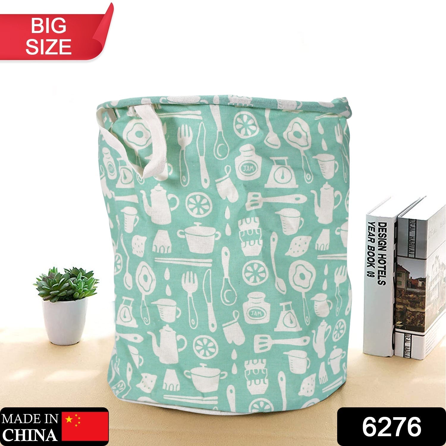 Collapsible Laundry Bag – Durable Storage with Handles | Organivo Secondary image